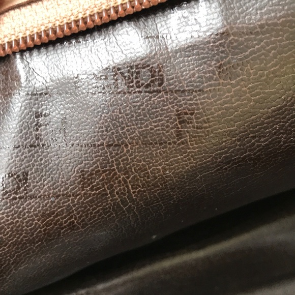 💕SOLD💕Fendi zucchino zippered clutch - Picture 10 of 11